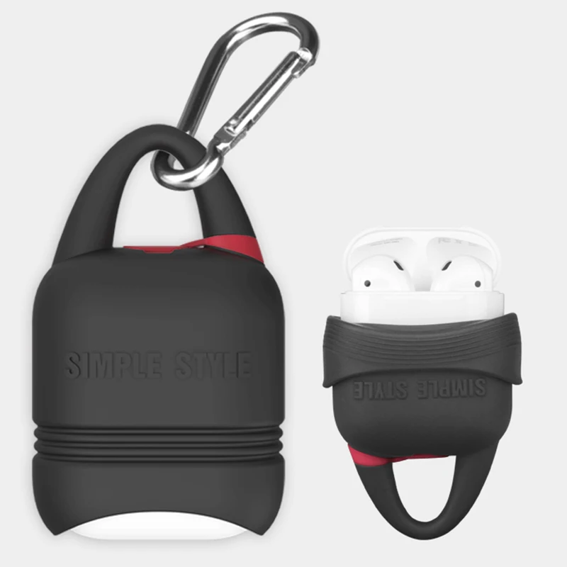 

High quality silicone Case For Airpods Cover Earphone Strap Wireless Bluetooth Headphone Protector Case for Air Pods