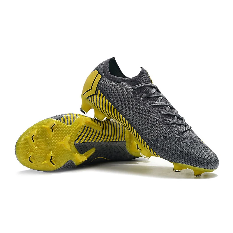 

SpeedMad 2019 New Soccer Shoes Professional Non-slip Low Ankle Superfly VI Elite 360 Flyknit Football Boots CR7 Cleats Original