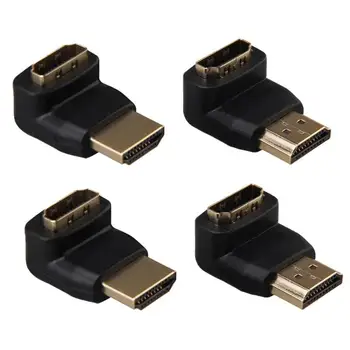 

2 Pairs HDMI Adapter Converter 90 Degree+270 Degree HDMI Male to Female Adapter Converter Connector for 1080P HDTV