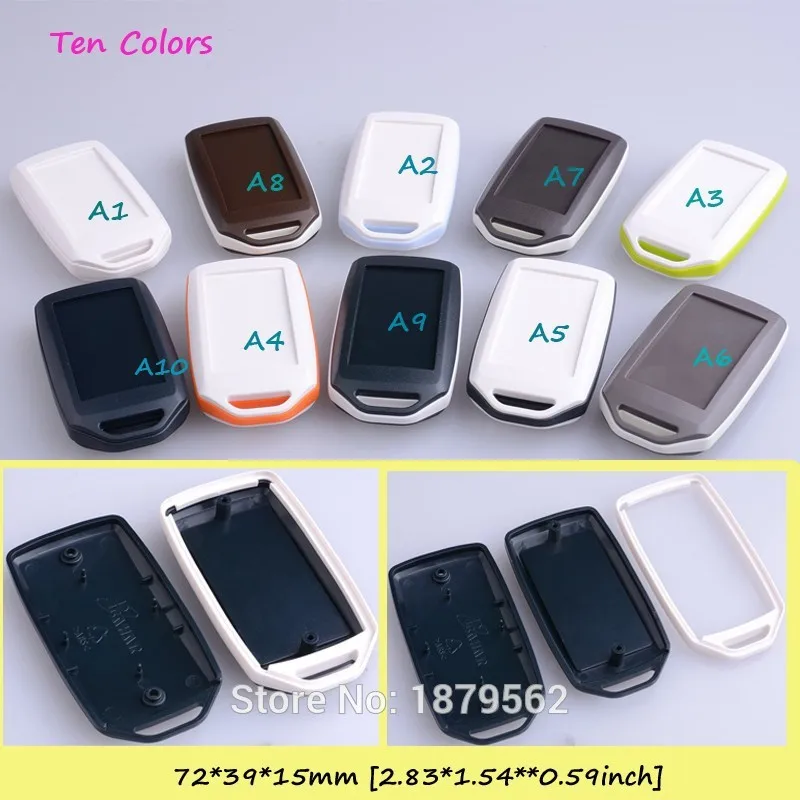 [10 colors] 1 pcs 72*39*15mm small handheld plastic enclosure abs junction box diy plastic cases electronic DIY junction box