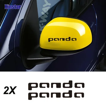 

2pcs Decal Sticker car rearview mirrow sticker for fiat panda