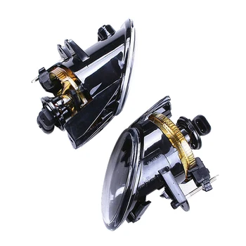 

TUKE OEM 2Pcs Light Front Halogen Foglamps Clear Glass Lens Front Fog Light Driving Lamp For Vw Passat B6 3C 3C0941699 3C0941700