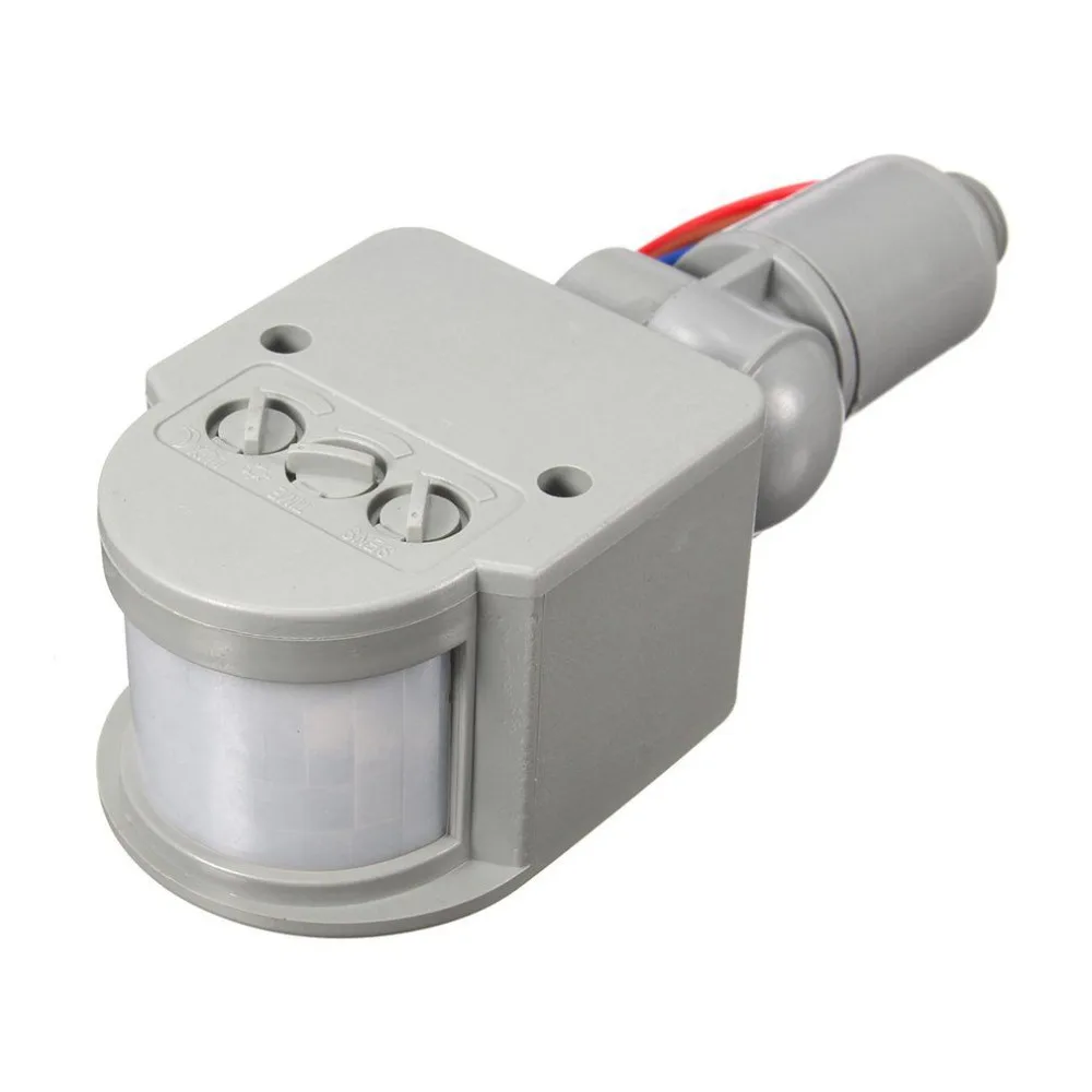 

PIR Motion Sensor Detector Light Switch Durable 180 degree Rotatable LED 110V-220V Infrared Motion Sensor Switch Energy Saving