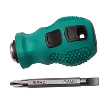 Набор отвертокотвертка Двойного назначения шлицованной, поперечной короткая Отвертка Магнитный короткий ремонт ручной инструмент горячий