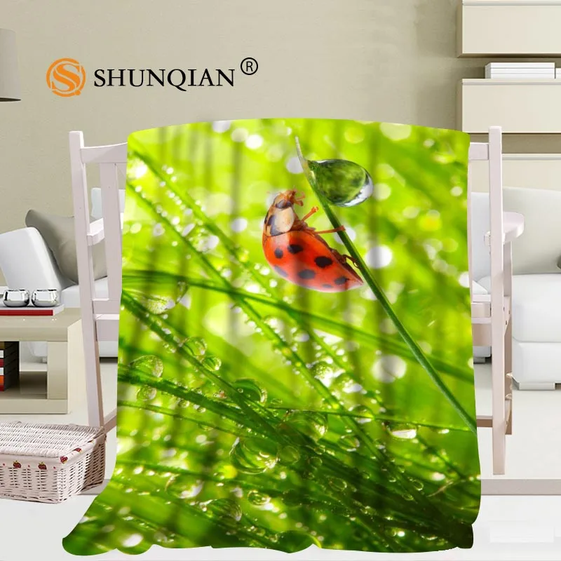 Мягкое одеяло божья коровка размер 56x80 дюймов 50x60 40x50 дюймов|soft fleece|blanket softblanket fleece |