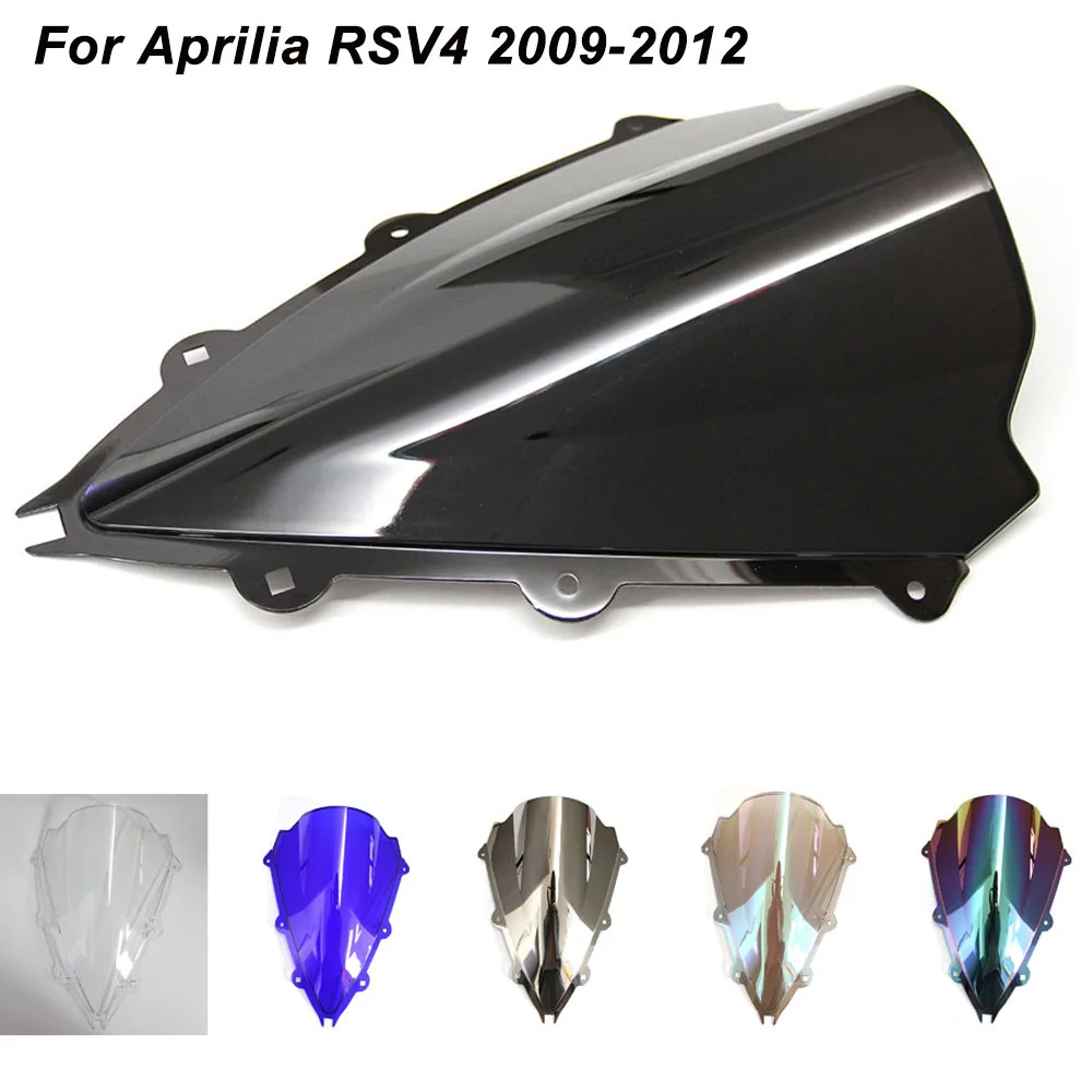 

ABS Windscreen For Aprilia RSV4 R RSV4R 2009 2010 2011 2012 2013 2014 Motorcycle Windshield Iridium Wind Deflectors