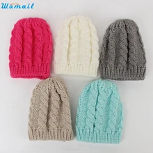 WOMAIL нежный Мода Дети Chlidren Летние Милые Девушки Мальчик Шерсть Мягкая Hat Cap W7