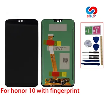 

5.84" LCD With fingerprint For Huawei honor 10 COL-AL00 COL-AL10 COL-L29 LCD Display Touch Screen Digitizer Assembly LCD Replace