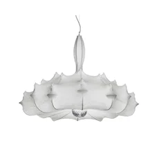 Ecolight Modern Silk Chandeliers Light Metal White Painting D60cm Designer Chandeliers for Living Room Dinning Room