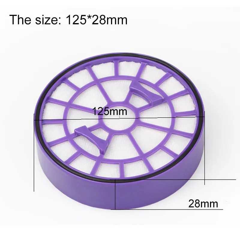 Фиолетовый фильтр ZW1401B HEPA круглый для пылесоса ZW1401A ZW1401C|vacuum cleaner filter|hepa filtercleaner filter