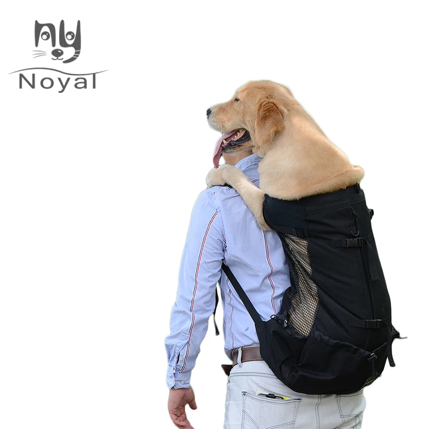 Breathable Pet Dog Carrier Bag for Large Dogs Golden Retriever Bulldog Backpack Adjustable Big Dog Travel Bags Pets Products