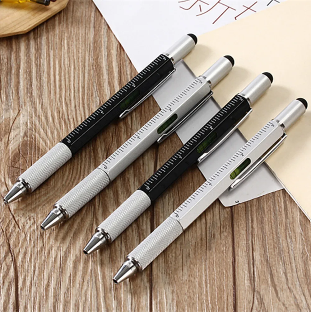 ручка отвертка уровень линейка стилус 6-в-1. многофункциональная ручка payro. универсальная ручка с уровнем. многофункциональная авторучка. многофункциональные ручки.