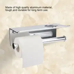 Без сверления Туалетная рулонная бумага держатель настенный Подставка для салфеток с пепельницей аксессуары для ванной комнаты