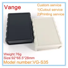 5 шт./лот литьевой пластиковый чехол IP54 ABS пластик DIY коробки корпуса для электронного проекта 92*68,5*28 мм