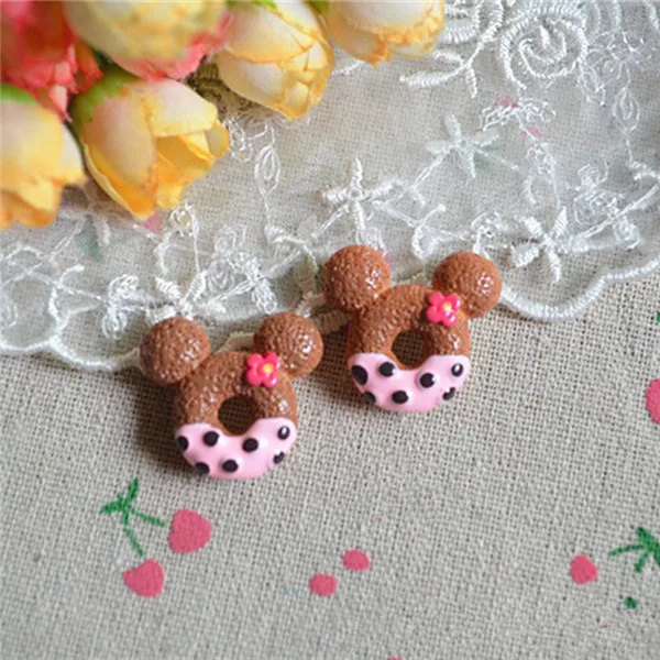 10Pcs-Cute-Cartoon-Minnie-Mickey-Doughnut-Resin-Flatback-Cabochons-DIY-Phone-Case-Decoration-Scrapbooking-Craft-Free.jpg_640x640 - 