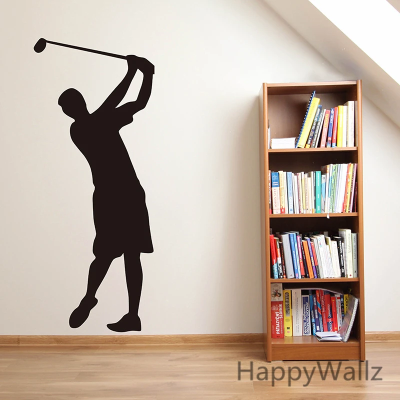 Golf Man Wall Sticker Golf Sport Wall Decal DIY Decorating Vinyl Wall Art Golf Man Sport Wall Sticker Hot Sale Free Shipping