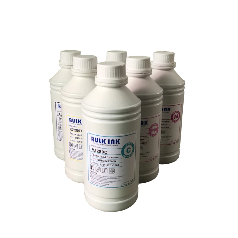 New arrival Sublimation Ink 6 bottle 1000ML For Epson Printers font b Heat b font Transfer