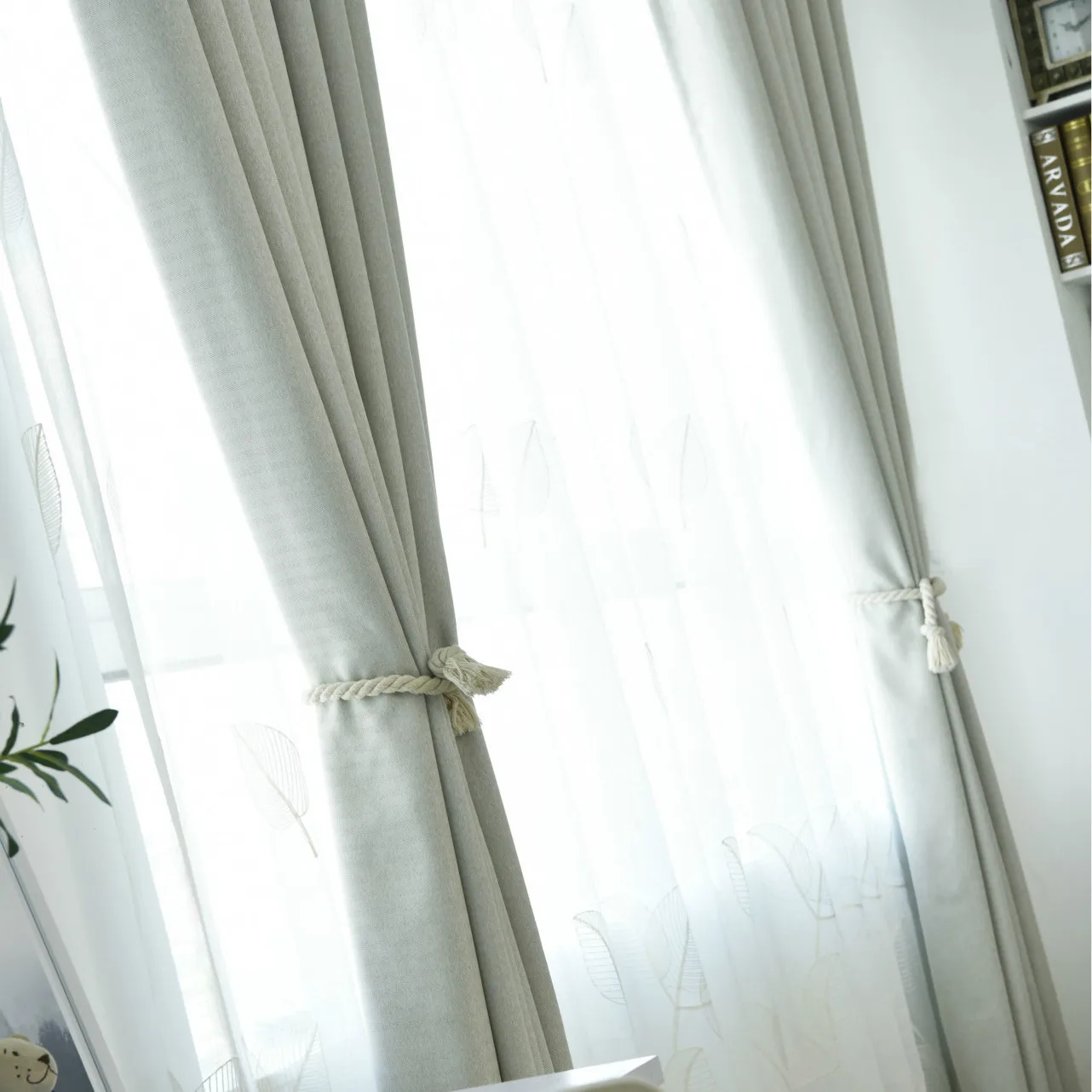 Зеленые занавески Затемненные на окна для гостиной кухни s Cortinas салонные оконные