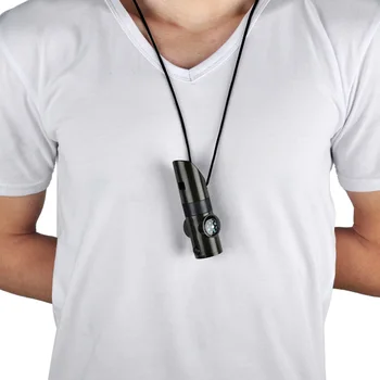 

High Quality Metal Multi-function Whistle Flashlight Compass Thermometer Magnifier for Outdoor Survival Tools