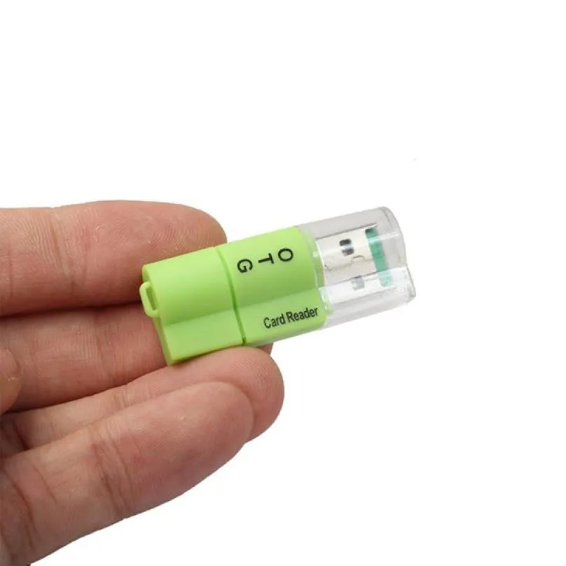 Mokingtop компактный OTG считыватель карт OTG кабель с разъемами микро-usbи USB 2,0 Micro SD TF Card Reader Адаптер для Android телефон