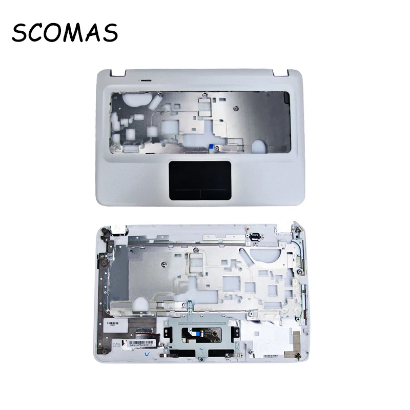 SCOMAS Stock Promotion Laptop Top Cover for HP Pavilion DV6 3000 White C Case Palmrest or C Cover Keyboard Shell with Touchpad original new laptop palmrest top cover for hp for dv6 envy dv6 7000 palmrest top cover c shell 682101 001