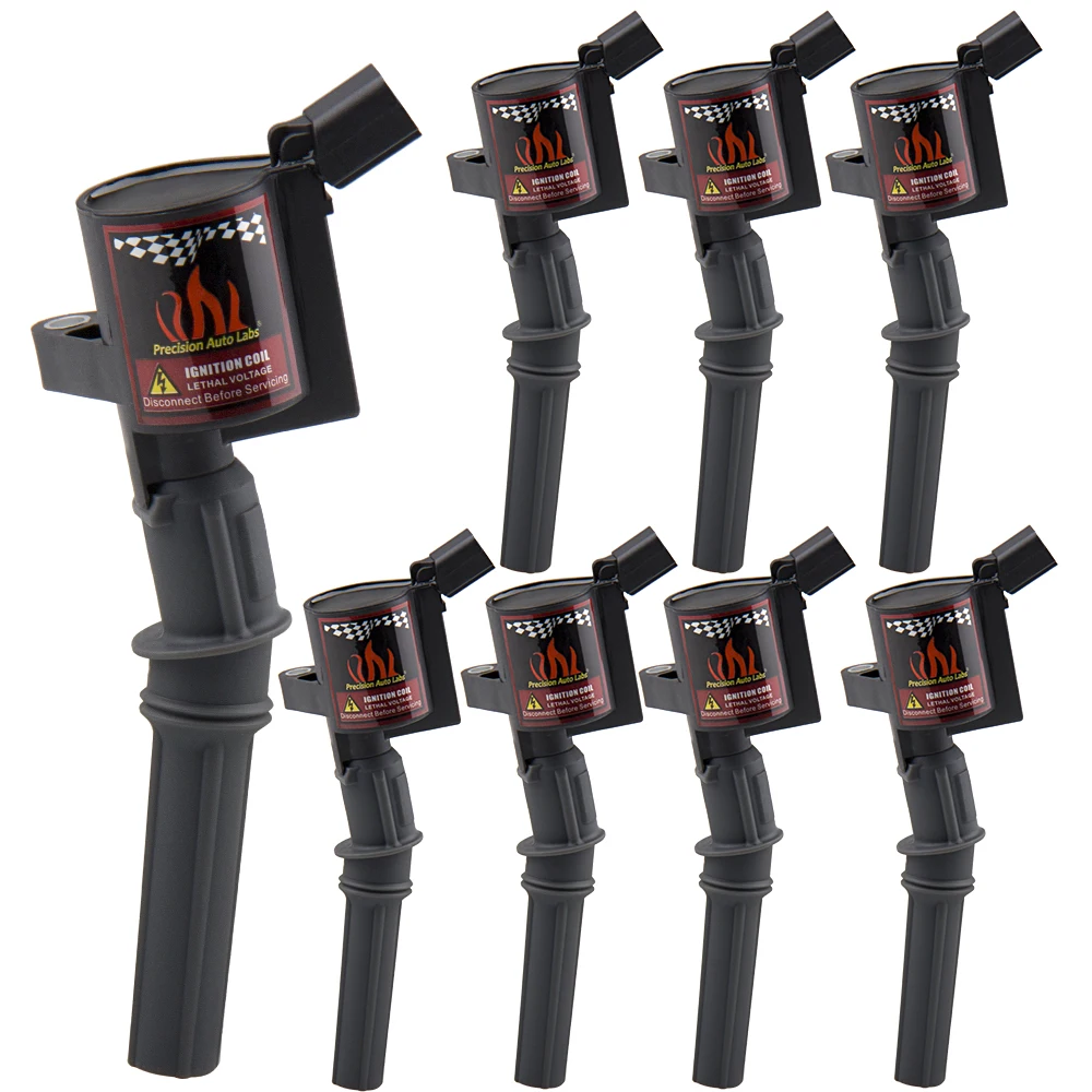 

PRECISION AUTO LAB 8pcs Ignition Coils for Ford for Lincoln for Mercury V8 V10 4.6L 5.4L C1454 DG508 A780X12300HA C409 C469 C471