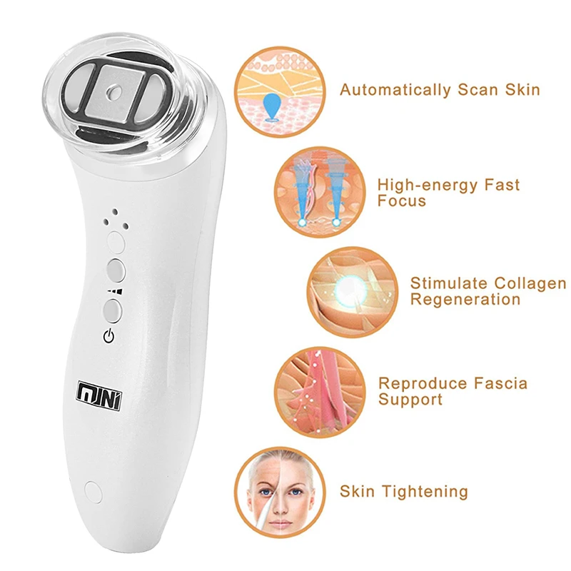 Beauty Star HiFu Ultrasonic Bipolar RF Radio Frequency Lifting Face Skin Care Massager Mini Hifu Anti Wrinkle Tightening Device