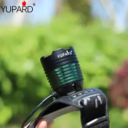 Yupard XM-L2 T6 светодиодный яркий светодиодный зум фары Torch Light Масштабируемые фар 18650 Аккумуляторная Кемпинг Рыбалка Открытый