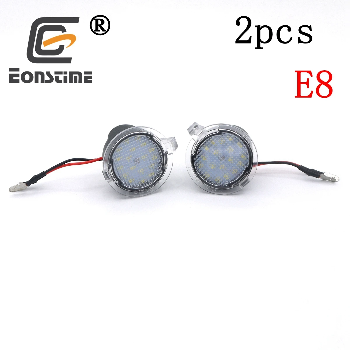 

Eonstime 2pcs Car 18LED Under Side Mirror Puddle Light bulb lamp For Ford Mondeo Edge Explorer Taubus F-150 Heritage S-Max 2015