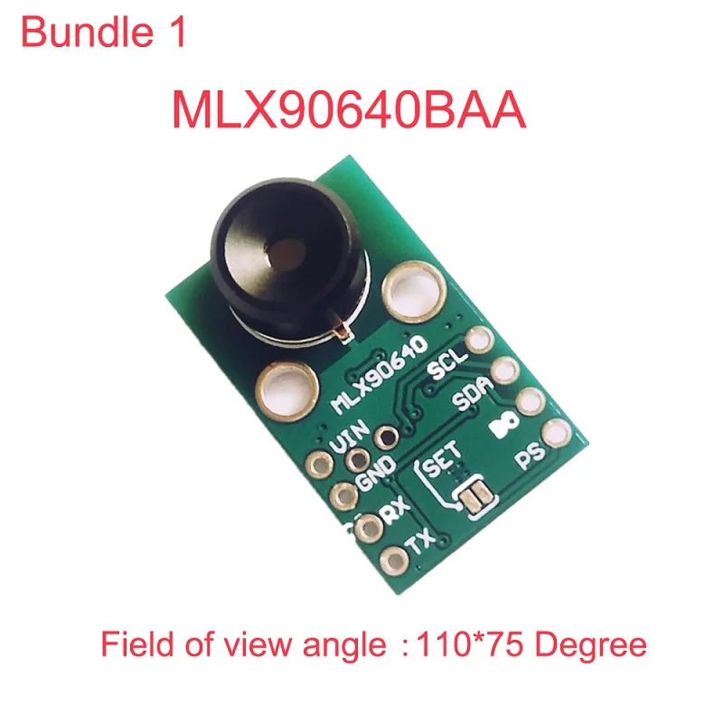 MLX90640 ИК 32*24 инфракрасный температура измерения точка матричный сенсор Breakout тепловизор модуль MLX90640BAA mlx90640ab - Цвет: Bundle 1