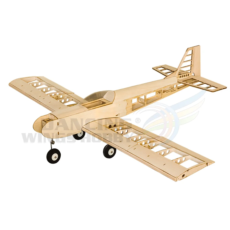 RC Airplane Model Balsawood Aeromodelling Laser Cut EP Power Wingspan 1.4M Training Plane T30