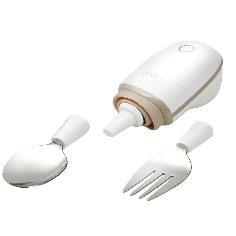 

GYENNO Comfortable Safe Integrates Intelligent Spoon Prevent Hand Tremor for People with hand tremor(Spoon+Fork)