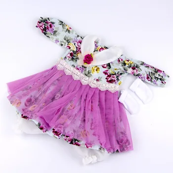 Fashion New Design Baby Clothing For Reborn Doll Toys 16 18 Inch Handmade Babies Dress