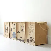 Модный тканевый ящик для хранения товаров, складной натуральный джутовый льняной стиральной одежды, корзина для белья, сумка для хранения