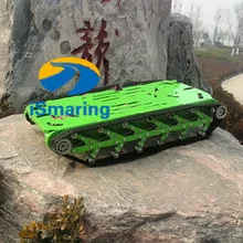 Официальный ismaring гусеничный шасси супер большой подвеска дистанционного управления баком металла робот трек беговых восхождение DIY T