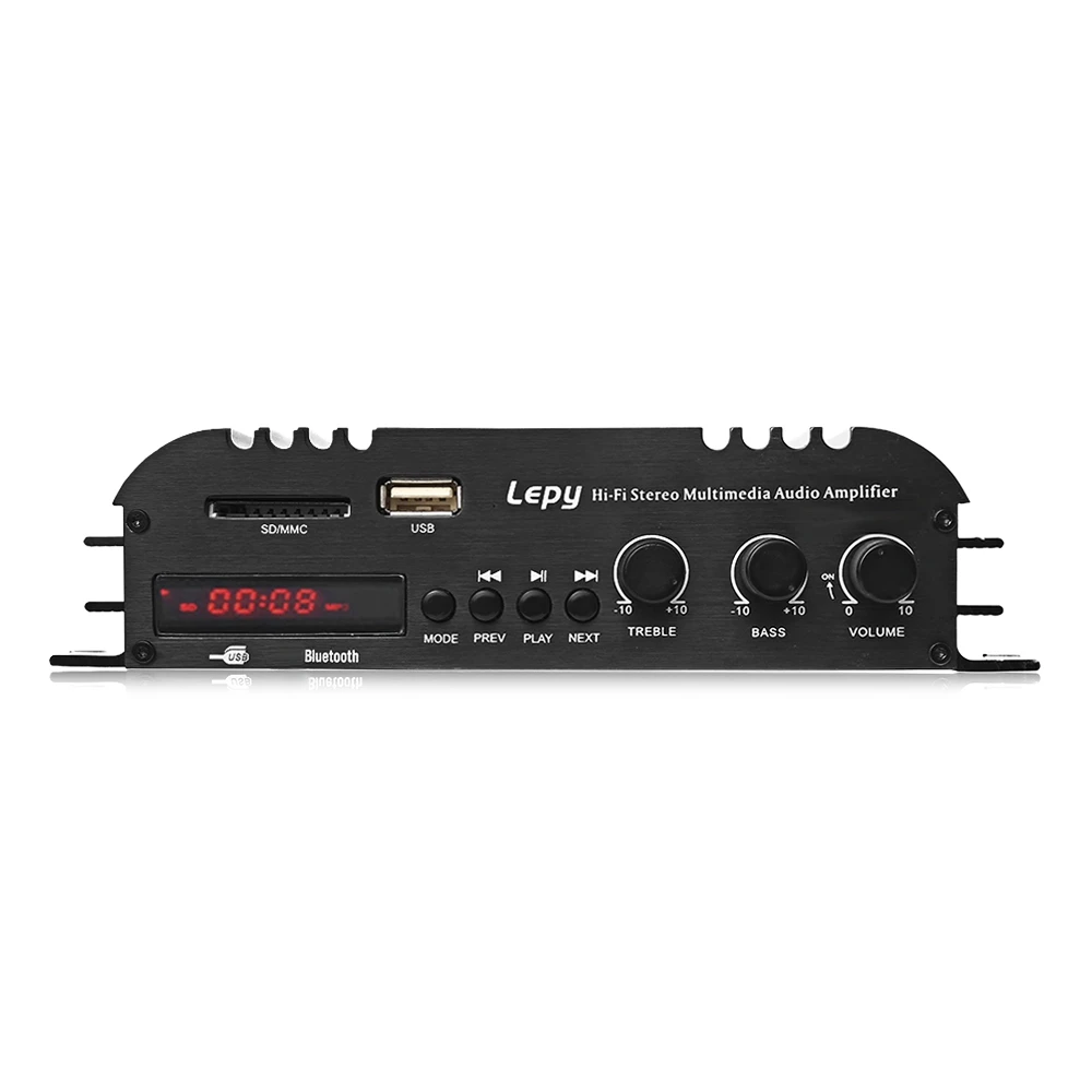 LP 269S Bluetooth автомобильный усилитель HiFi цифровой стерео аудио US Plug 2 канальный