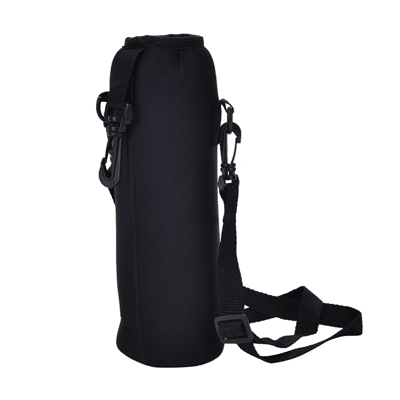 1000ml neoprene water bottle carrier insulated cover bag holder strap travelNYFK