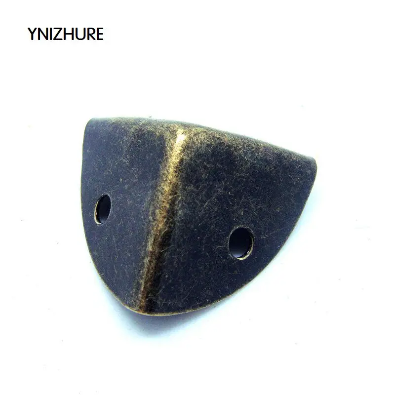2017 Real 50pcs 25mm Metal Corner Brackets For Wood Corners Trilateral