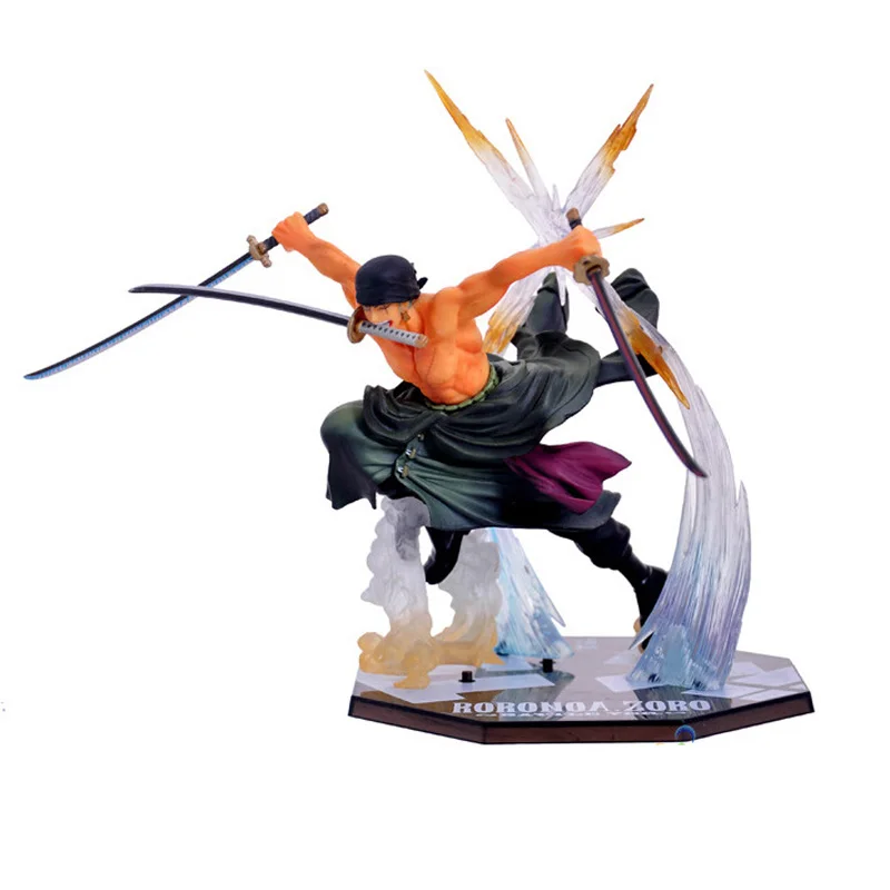 

17cm Anime One Piece Nororoa Zoro PVC Action Figure Cool Decisive Battle Version One Piece PVC Figure Toys Collection Model Toy