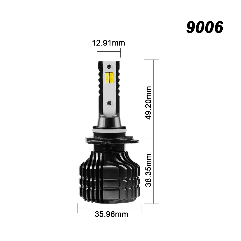 H7 светодиодный H4 12 В H11 9005 9006 Автомобильная фара передняя противотуманная фара 2 шт 80 Вт двойной цвет в одном авто внешний мини фара