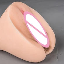 Faked Vagina Stimulators Male Pussy Anal Masturbator Cup Sex Toys for Man Real Feeling Penis Dildo Cock Cover Massager Mini Doll