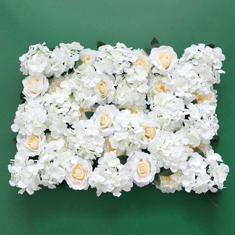 

Artificial Silk Flower Wedding Road Lead Hydrangea Peony wall Flower Wedding Arch Square Pavilion Corners Decorative Flores