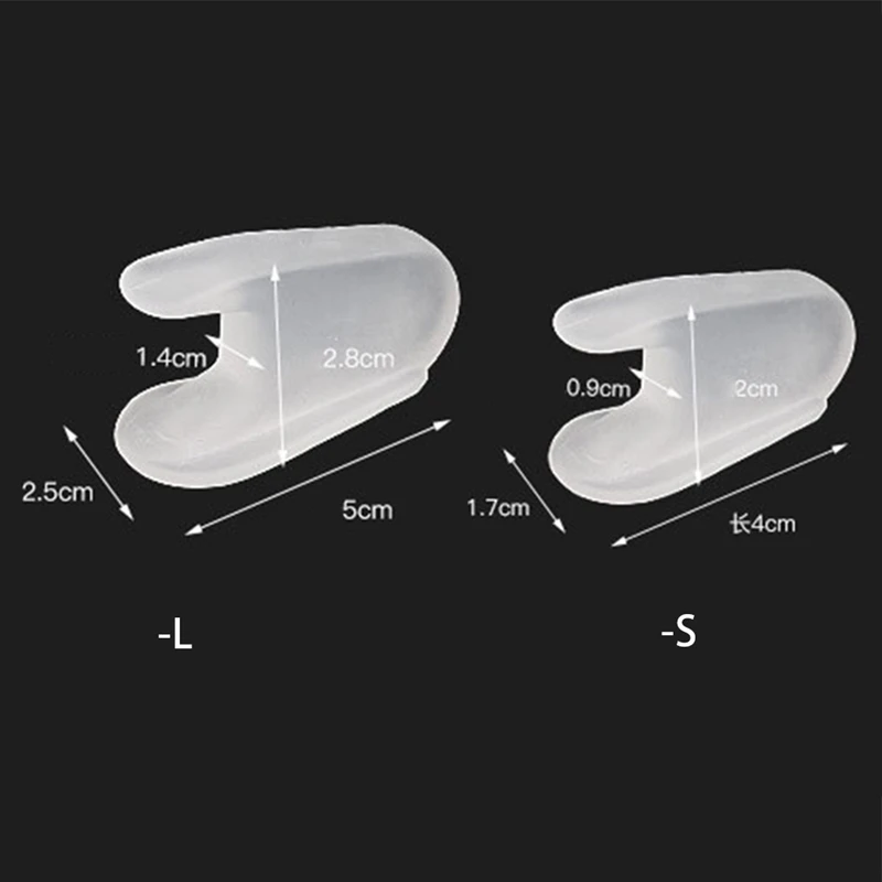 1 пара = 2 шт. гелевый силиконовый корректор буйона разделители большого пальца ноги выпрямитель для ухода за ногами инструмент вальгусной деформации Профессиональный массажер