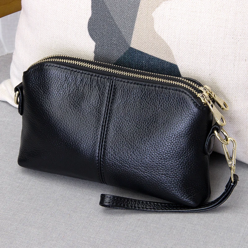 Bolsa de Embreagem de Couro Genuíno das Senhoras Crossbody para as Mulheres Bolsa de Ombro do Mensageiro de Luxo Bolsa de Embreagem Pequenos Bolsas Feminina