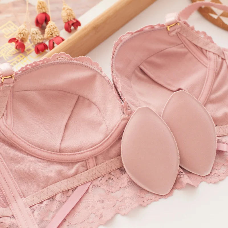 Женский комплект нижнего белья с чашками пуш ап без косточек|bra set|women underwear setlace bra