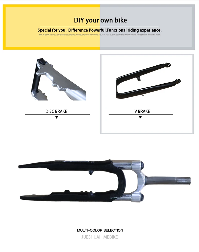 Clearance Fork For A Bicycle Disc Brake And V Brake Aluminum Alloy Bicycle Fork Protection All for Bikes Machete Reis Accesoires Mountain 1