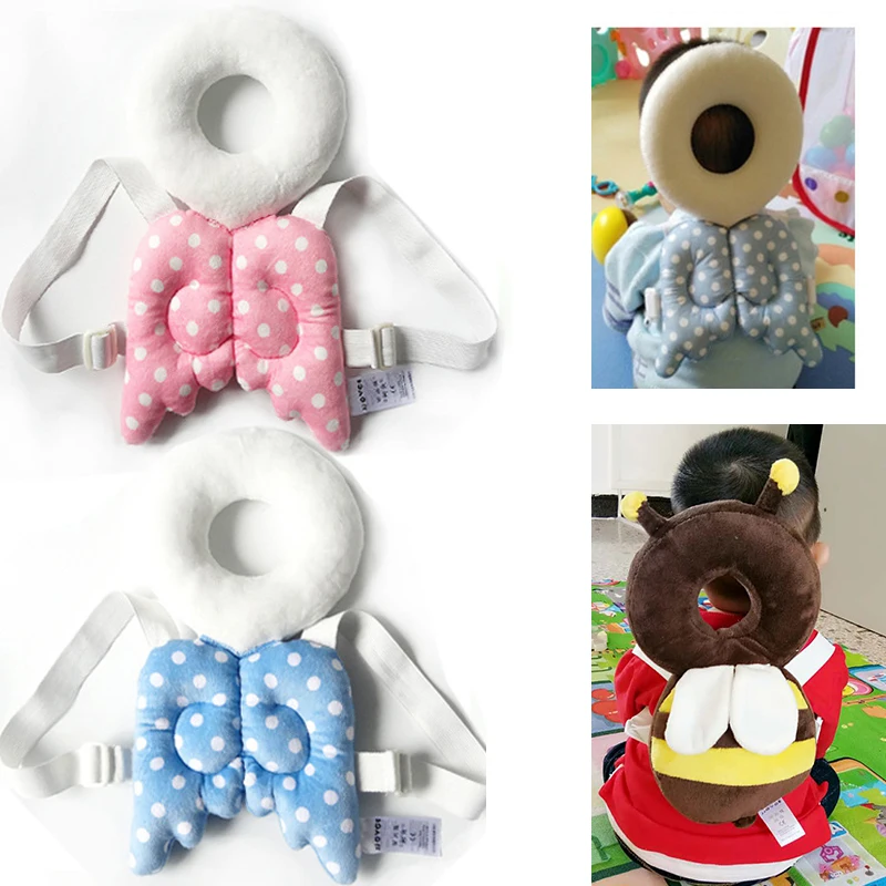 

Baby Head Neck Protection Pad Toddler Headrest Pillow Wings Learning Walking Kids Cushion Safety Nursing Drop Cute Resitance