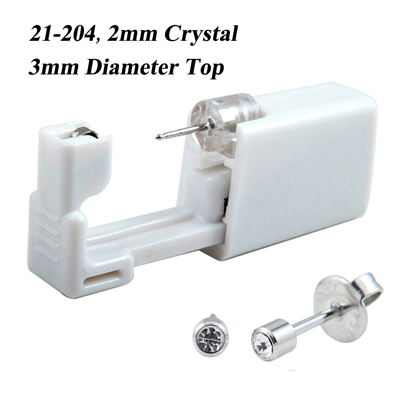 Disposable No Pain Safe Sterile Ear Stud Cartilage Tragus Helix Unit Kit Nose Piercing Stud Tool Fashion Jewelry 20g