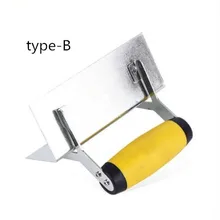 2 шт. Высокоуглеродистая сталь Вертикальный прямоугольный штукатурный шпатель для цемента строительные инструменты