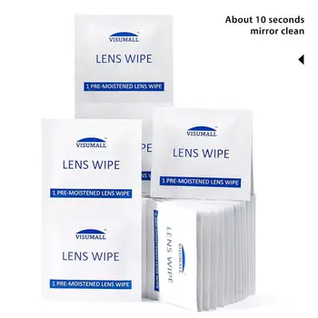 

VISUMALL 100pcs Optical Cleaning Cloths Wipe Glasses len cleaning kit microfiber eyeglasses sunglasses optics lenses Camera len